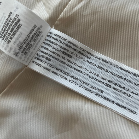 Abercrombie & Fitch Women’s Heavy Wool Blended Blazer Coat - Size L - Picture 8 of 8